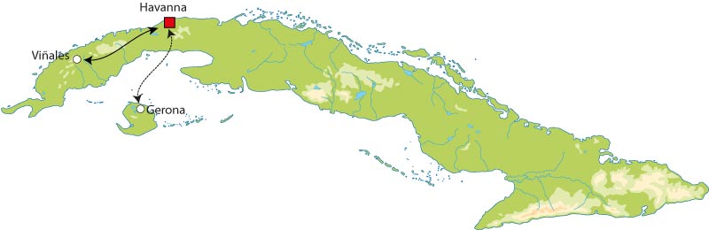 CU Rundreise Tauchen Isla de la Juventud Map